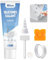 Silicone per Doccia, Sigillante Trasparente e Bianco, Silicone Sigillante Impermeabile, silicone Bagno con Set Completo Buona Tenuta-150ML Trasparente