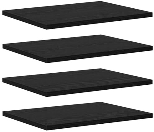 vidaXL Regalbrett 3 Ebenen 4 STK. 40 x 30 x 1,5 cm Holzwerkstoff | Viel Platz für deine Sachen, Stilvolles Design passt in jede Wohnung, Schaffen eine coole, stylische Atmosphäre