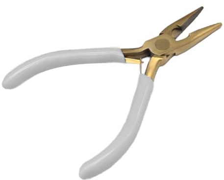 Stainless Steel Jewelry Plier Ergonomic Handle Needle Nose Plier for Making Handcraft Bead Work Professional Making Tool