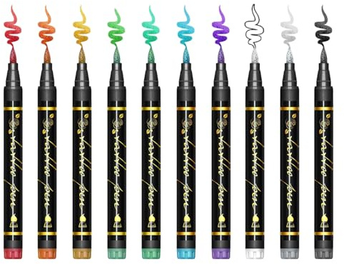 Hautverträgliche Marker-Stifte 10 Farben, Temporäre, Abwaschbare