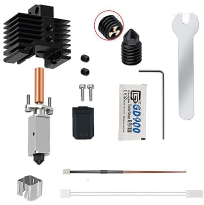 Zanthicia Labs P1P/P1S : Comprend Un élément Chauffant et Un Bloc Chauffant en Silicone de 0,2/0,4/,6 mm. Étanche et résistant à la Chaleur. Indispensable pour, X1C X1E, Ensemble Complet