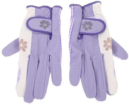 ABOOFAN Guanti da Golf Donna Antiscivolo Traspiranti Resistente per Entrambe le Mani, Taglia 20, Accessorio Sportivo Leggero per Allenamento e Gioco All’aperto