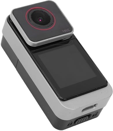 Plyisty Videocamera Sportiva 4K Grandangolare Subacquea Fino a 30 Metri, Wireless, WiFi, Anti-vibrazione e con Schermo Touch da 1,3 Pollici, Ideale per Ciclismo, Escursionismo, Sci e