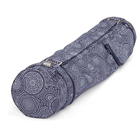 Bodhi Yogatasche ASANA Bag Cotton | Maharaja Collection | Yogamattentasche in verschiedenen Größen | Baumwolltasche für Yogamatte & Zubehör | inkl. Außentaschen