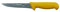 Starrett Coltello da Disossamento da Cucina in Acciaio Inox Dello Chef, Ampio Profilo Dritto, 6 Pollici (150 mm), Manico Giallo (BKY103-6)