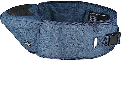 Hippychick Hipseat Babytragetasche, leicht, verstellbar, für 6–36 Monate, Jeansblau