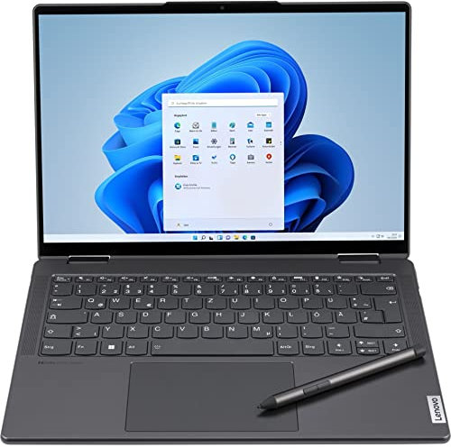 Lenovo Yoga 7 Hybride (2-en-1) 35,6 cm (14) Écran Tactile 2.8K AMD Ryzen™ 5 6600U 16 Go LPDDR5-SDRAM 512 Go SSD Wi-F
