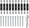 Brelet 10 Set di 118 Tipo Riparazione Cassetta Elettrica, Scatola Derivazione Esterna, Riparatore Asta di Supporto Elettricista Accessori Caso Parti Strumenti