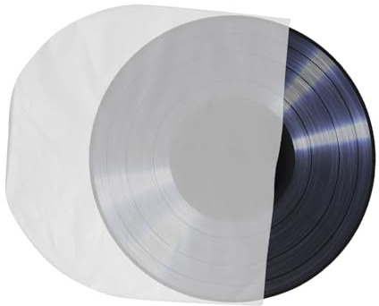 OSALADI 50pezzi Protezione per Dischi in Vinile Custodie Trasparenti in Sacchetti per Dischi 33 Giri Contenitore in Vinile