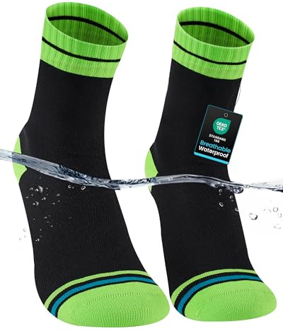 inaWarm Waterproof Socks for Men, Breathable Hiking & Walking Outdoor Crew Socks, Ideal for Cold Wet Weather, Trekking, Camping, Fishing