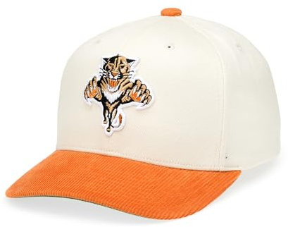 Mitchell & Ness NHL Sunset Pro Crown Snapback-keps, sandorange, 100 % bomull, justerbar, män, kvinnor, barn, unisex, vår, sommar, höst, vinter, New York ranger, one size