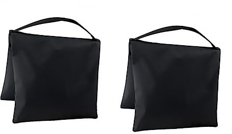 NUOBESTY 1 Satz Doppelreißverschluss Sandbag Set Fotostativ Gewichtsbeutel für Stabile Beleuchtung und Ausrüstung Langlebig und Einfach zu Befüllen