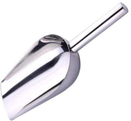 INOOMP Pelle à Glace Acier Inoxydable Pelle à Glace pour Machine à Glaçons pour Récipients