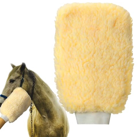 Guante Baño Para Caballos Mitones Multifuncionales De Aseo Pequeños Y