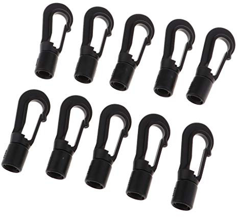 Unbekannt Karabinerhaken Expanderhaken Expanderseil Karabiner Haken, 10er Set