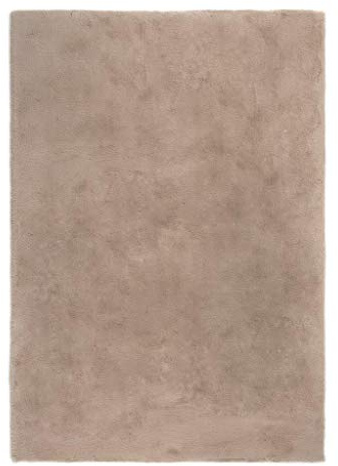 andiamo Hochflor Teppich weicher Flor Softskin Lammfellimitat unifarben, Farbe:Taupe, Größe:120 x 170 cm 702337