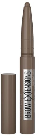Maybelline New York Augenbrauenstift für volle, definierte Augenbrauen und unwiderstehliches Augen Make-up, Brow Extensions, 04 Medium Brown (Braun), 1 Stück