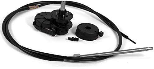 Nautika Bootslenkung mit Steuerkopf und Steuerseil Steuerung Lenkung Boot Länge 9 Fuß / 2,74 m, Größe SG01 - bis 35 PS