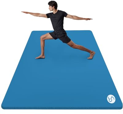 RYTMAT Yoga Mat Thick 15mm NBR 190 x 90cm Wide Exercise Mat for Home Gym Yoga Pilates Cardio Gymnastics Training with Carry Bag
