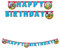 Procos - Disney Mickey Rock The House Happy Birthday Banner in FSC Paper, White, 93827