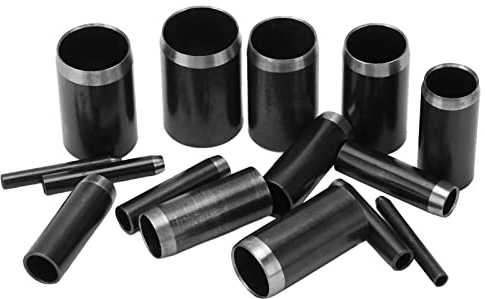 Leder Stanzer Set 18Pcs Leder Stanzer Stanze Ablochen auf Leder 1-15 mm Leder Lochstanzwerkzeug für Leder, Uhrenarmband, Leinwand, Öse