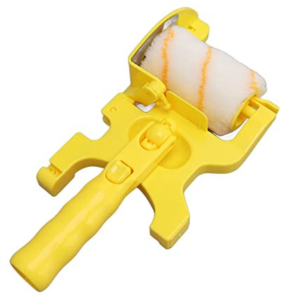 Rullo per dipingere filo giallo design separatore rullo per bordi rulli per dipingere con manico per lavori di pittura, ristrutturazione e decorazione, 30 cm x 12,5 cm