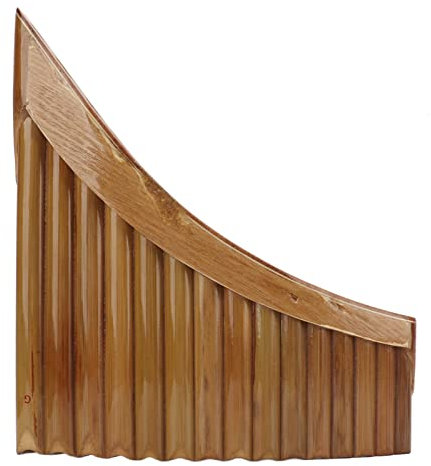 Chinesisches Traditionelles Musikinstrument Panflöte Bambus-Panflöte, Bambus-G-Taste Panflöte Panflöte für Anfänger für Konzert-Panflöten (Linke Hand)