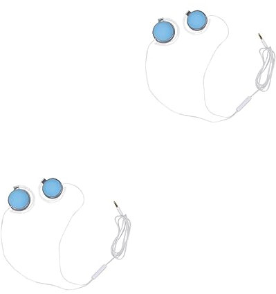 HEMOTON 2 Pièces Casque avec Micro Casque Audio avec Micro ecouteurs filaires ecouteurs Sport Filaire Casque Circum-aural ecouteur Sport Fil de Commande écouteur Crochet d'oreille