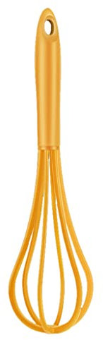 ISCBAFYX Sbattiuova Manuale Multiuso - Frusta in plastica di Alta qualità per Dolci Domestici - Miscelatore Versatile per Panna, Farina e Burro - Utensili da Cucina in Giallo Vivace - Comode