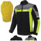 XAVIA GALE Chaqueta De Moto Para Hombre - Chaqueta De Moto Impermeable Y Ventilada Con Protección De Nivel 2 | Para Todas Las Estaciones (L, Amarillo)