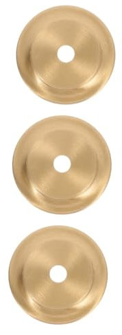 Garneck 3st Kronleuchter Basis Montageplatte Herdabdeckplatte Deckblatt Deckenleuchten Lampenschirme Decken Lampe Leuchtschild Lampe Decke Pendelleuchte Deckenbaldachin Kupfer Golden