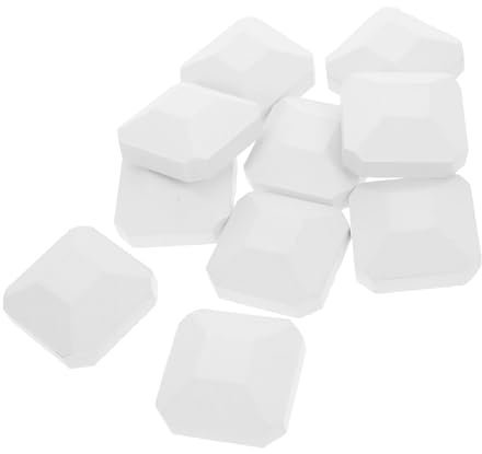 Ciieeo 10pcs Cordierite Briquettes Grill Replacement for Gas Bbq Self Cleaning and Easy to Use Features Suitable for Turbo and General Gas Grills 2 X 2 Inches