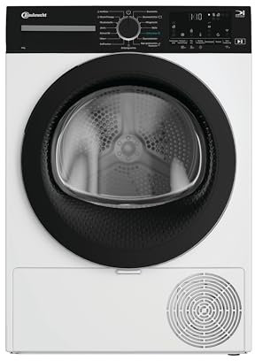 Bauknecht BD 8C WBS Wärmepumpentrockner / 8 kg/Precision Dry - Intelligentes Trocknen/Inverter Motor/HomeWhiz App - schnelle und intuitive Bedienung/Trommelbeleuchtung