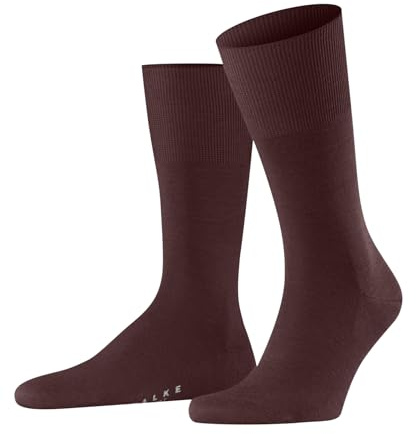 FALKE Airport M So laine coton unies 1 paire, Chaussettes Homme, Marron Cayenne 5950, 43-44