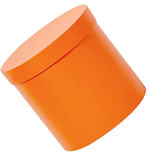 GALPADA Runde Zylinderförmige Blumenkästen aus Papier in Orange Vielseitig für Blumensträuße und Geschenkverpackungen bei Verschiedenen Anlässen und Veranstaltungen