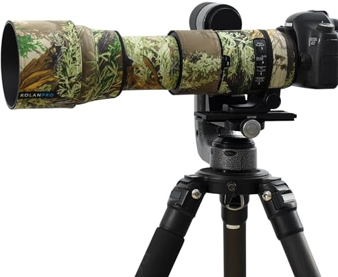 ROLANPRO Copriobiettivo mimetico per Sigma 150-600 mm F5-6.3 DG OS HSM contemporaneo cappotto manica protettiva obiettivo custodia #34 impermeabile