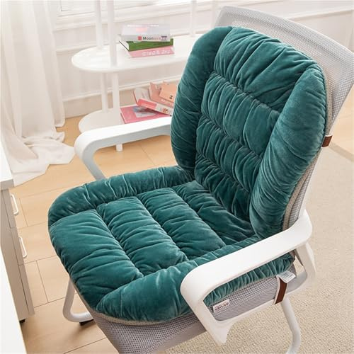 Coussin Chauffant Pour Chaise De Bureau, Coussin De Siège Chauffant Doux Avec Boucle Réglable, 9 Niveaux De Température Dispositif De Chauffage Rapide Pour Un Usage Bureau/Domicile(Vert Foncé)
