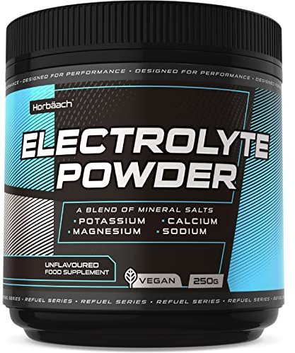 Electrolytes Powder 250g | Keto & Fasting Electrolyes Drink | 100 Servings | No Sugar Added - Unflavoured | with Potassium, Calcium, Magnesium & Sodium | by Horbaach