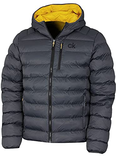 Calvin Klein Hombre San Gabriel tejido jacquard acolchado - Charcoal - XL