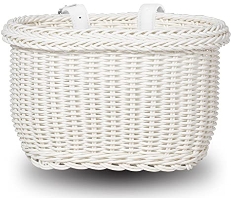 EIRONA Cestino per Bicicletta da 12 14 16 18 Pollici, per Bicicletta da Bambina, con Manubrio Anteriore, Cestino per riporre Oggetti per Ragazze, cestello Impermeabile, Accessorio per Bicicletta