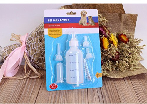 60Ml Pet Nurser Bottle Kit Dog Cat Feeding Bottle Set For Kittens Puppies& Small Animals Dog Supplies