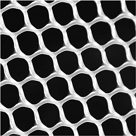 Drahtgitter Maschendraht Gartenzaun Hasendraht Weißer Kunststoff Maschendrahtzaun Aus Maschendraht Geflügelnetz Mit Krawatten, 5/10/15/20/25/30 M Lang, Gartennetz (Size : 0.8x5m(2.6x16ft))
