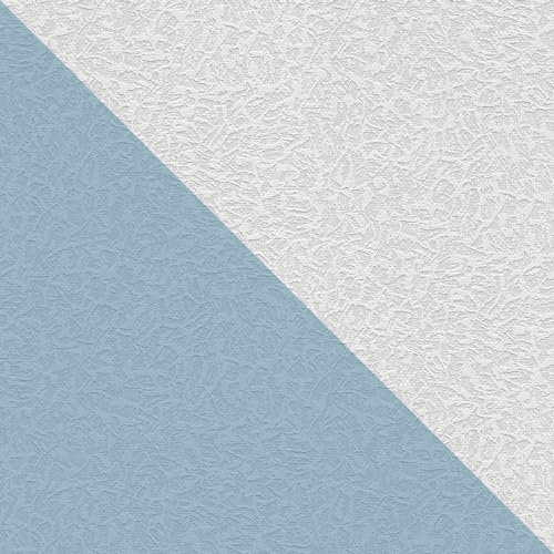 Carta da parati effetto stucco intonaco Profhome 643117-GU Carta da parati TNT verniciabile leggermente strutturata con aspetto stucco opaca bianco 5,33 m2