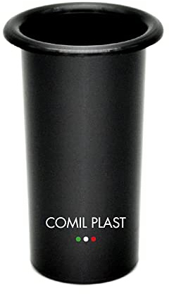 Comil Plast | Portafiori Interno in plastica per Vaso da cimitero Colore Nero | Diametro 5 cm, Altezza 10 cm.