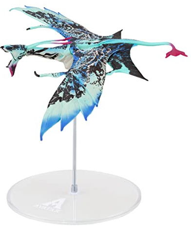 McFarlane Leksaker, Disney Avatar, World of Pandora Blue Mountain Banshee Avatar filmfigur, Disney-leksaker, samlarfigur med samlarstativ, åldrarna 8+