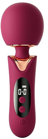 TYDAY Leistungsstarker AV-Stick-Vibrator magischer Stick Klitorisstimulator LCD-Bildschirm mehrere Modi Sexspielzeuge weibliches G-Punkt-Massagegerät Erwachsenenspielzeug.
