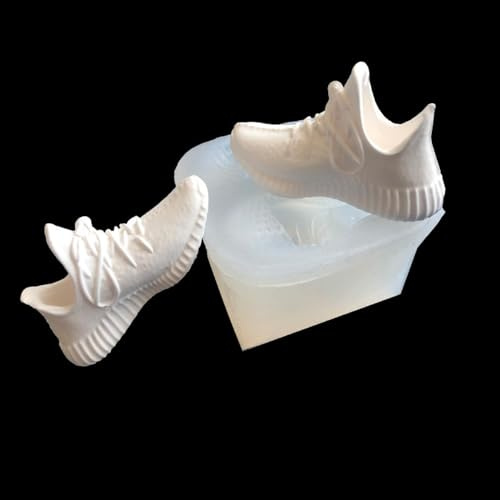 Silikonform zum Backen, Sport-Laufschuhe, Silikonform, Fondant, Kuchen, Mousse, Schmuck, Ornamente, 7 x 6,3 x 3,5 cm