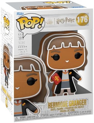Funko POP! Harry Potter: Gingerbread - Hermione Granger | Offizielles Fantasy Merch - Vinyl Sammelfigur als Regal Deko - Geschenkidee zum Geburtstag für Fans und Sammler