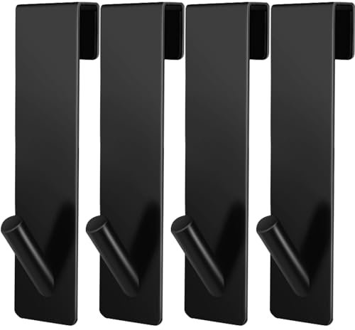 Pared de ducha de gancho, gancho de ducha de acero inoxidable, pared de ducha de toalla de 4 piezas con almohadilla protectora, soporte de toalla, accesorios de ducha de pared de vidrio de ducha