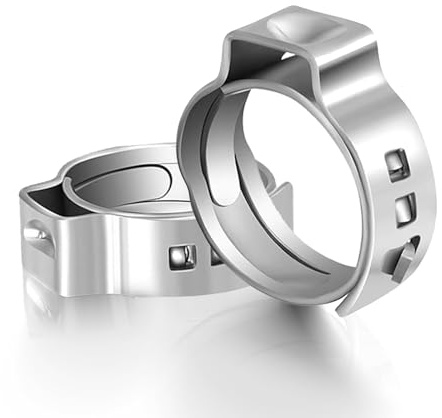 (Pack of 100) EFIELD 1-inch Stainless Steel Pex Cinch Clamp Rings for Pex Tubing/Pipe 1 inch,(CLAMP014-100PCS)